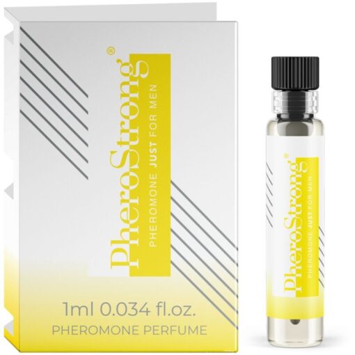 PHEROSTRONG – PERFUME CON FEROMONAS JUST PARA HOMBRE 1 ML - intimamenities.com