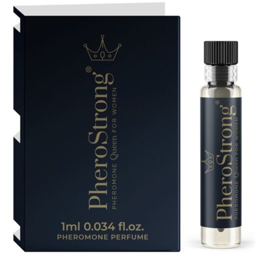 PHEROSTRONG – PERFUME CON FEROMONAS QUEEN PARA MUJER 1 ML - intimamenities.com