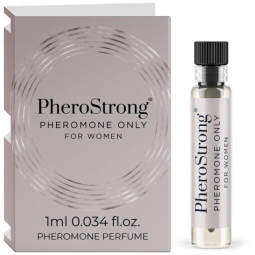 PHEROSTRONG – PERFUME CON FEROMONAS ONLY PARA MUJER 1 ML - intimamenities.com