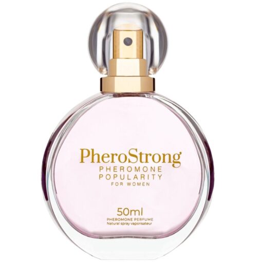 PHEROSTRONG – PERFUME CON FEROMONAS POPULARITY PARA MUJER 50 ML - intimamenities.com