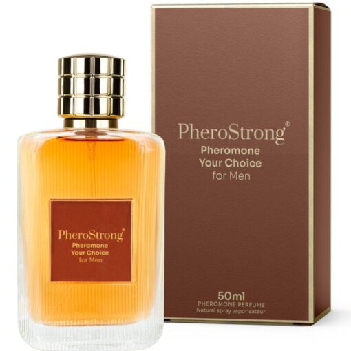 PHEROSTRONG – PERFUME CON FEROMONAS YOUR CHOICE PARA HOMBRE 50 ML - intimamenities.com