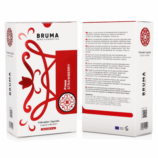 BRUMA – VIBRADOR LÍQUIDO FRESA - intimamenities.com