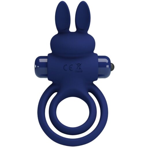 PRETTY LOVE – DAREY DOBLE ANILLO VIBRADOR RABBIT AZUL - intimamenities.com