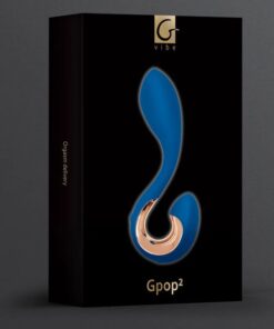G-VIBE – GPOP 2 VIBRADOR PUNTO G Y P AZUL INDIGO - intimamenities.com