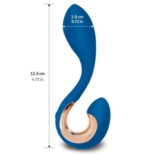 G-VIBE – GPOP 2 VIBRADOR PUNTO G Y P AZUL INDIGO - intimamenities.com