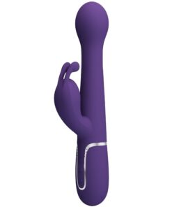 PRETTY LOVE – DEJON VIBRADOR RABBIT 3 EN 1 MULTIFUNCIÓN MORADO - intimamenities.com