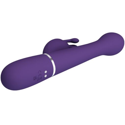 PRETTY LOVE – DEJON VIBRADOR RABBIT 3 EN 1 MULTIFUNCIÓN MORADO - intimamenities.com