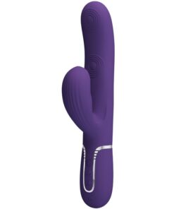 PRETTY LOVE – PERLITA VIBRADOR PUNTO G 3 EN 1 MULTIFUNCIÓN MORADO - intimamenities.com