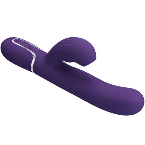 PRETTY LOVE – PERLITA VIBRADOR PUNTO G 3 EN 1 MULTIFUNCIÓN MORADO - intimamenities.com