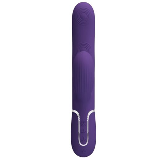PRETTY LOVE – PERLITA VIBRADOR PUNTO G 3 EN 1 MULTIFUNCIÓN MORADO - intimamenities.com