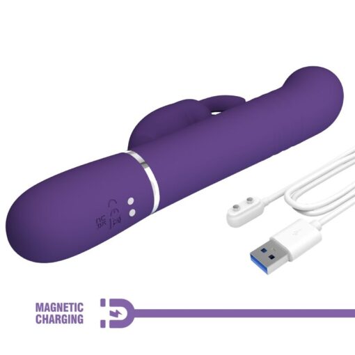 PRETTY LOVE – COALE VIBRADOR RABBIT 4 EN 1 MORADO - intimamenities.com