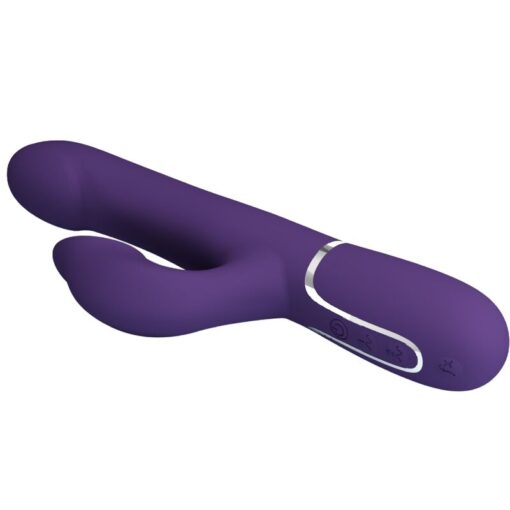 PRETTY LOVE – ZALIN VIBRADOR RABBIT PERLAS 4 EN 1 MORADO - intimamenities.com