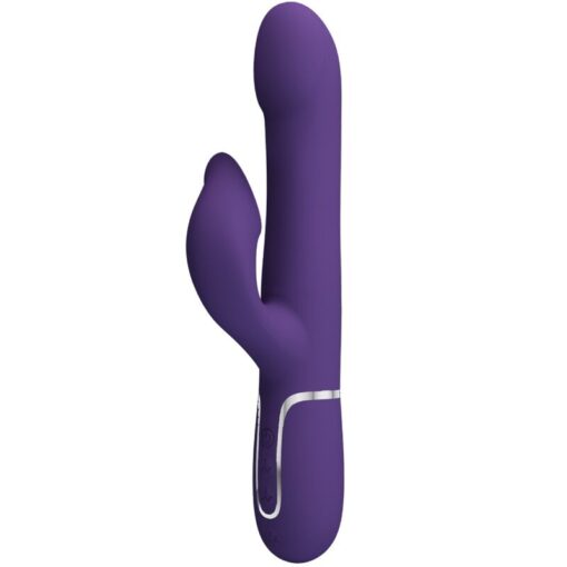 PRETTY LOVE – ZALIN VIBRADOR RABBIT PERLAS 4 EN 1 MORADO - intimamenities.com