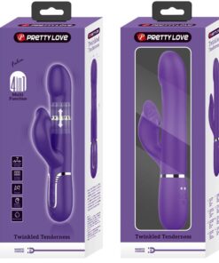 PRETTY LOVE – ZALIN VIBRADOR RABBIT PERLAS 4 EN 1 MORADO - intimamenities.com