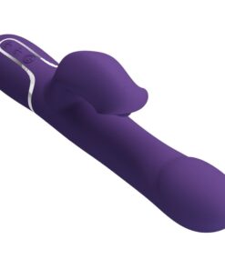 PRETTY LOVE – ZALIN VIBRADOR RABBIT PERLAS 4 EN 1 MORADO - intimamenities.com