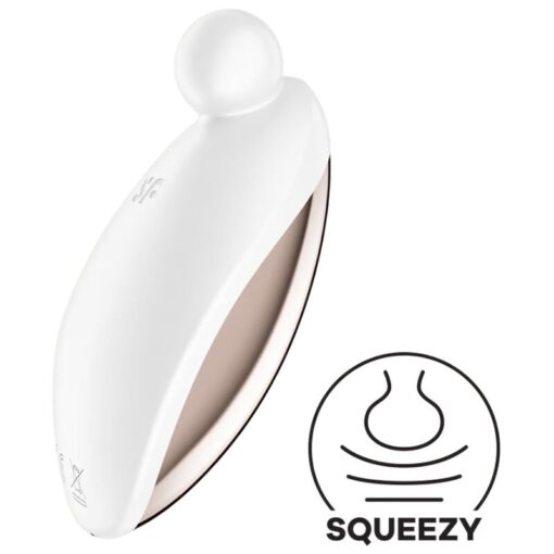SATISFYER – SPOT ON 2 VIBRADOR LAY-ON BLANCO - intimamenities.com