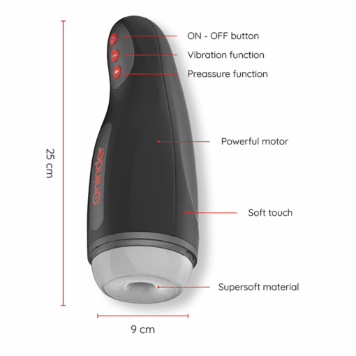 ONINDER – SEOUL MASTURBADOR MASCULINO DE COMPRESION Y VIBRACIÓN – APP GRATUITA - intimamenities.com