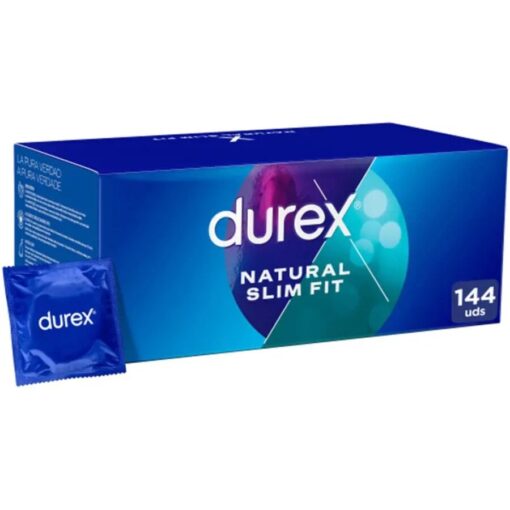 DUREX – NATURAL SLIM FIT BASIC 144 UNIDADES - intimamenities.com