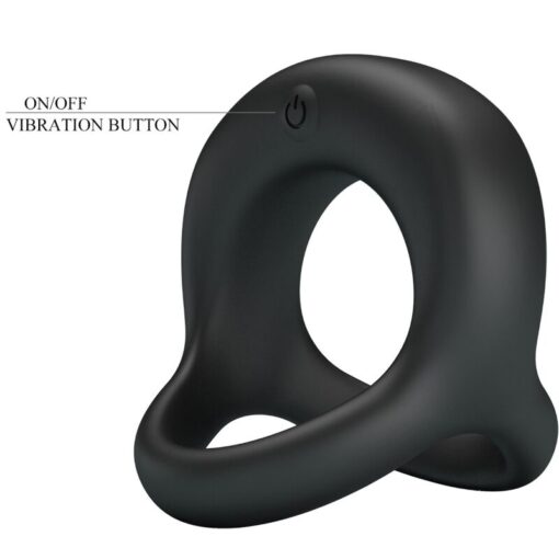PRETTY LOVE – ELLIOTT ANILLO VIBRADOR NEGRO - intimamenities.com