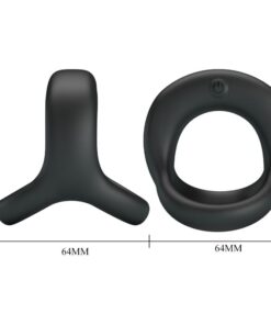PRETTY LOVE – ELLIOTT ANILLO VIBRADOR NEGRO - intimamenities.com