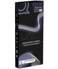 UNIQ – ORAL MASK PRESERVATIVOS SIN LATEX 3 UNIDADES - intimamenities.com