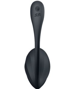 SATISFYER – RIBBED PETAL ESTIMULADOR PUNTO G CONTROL REMOTO NEGRO APP GRATUITA - intimamenities.com