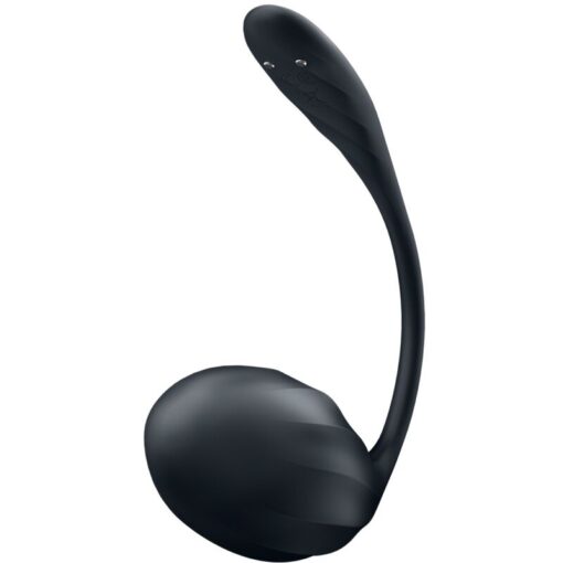 SATISFYER – RIBBED PETAL ESTIMULADOR PUNTO G CONTROL REMOTO NEGRO APP GRATUITA - intimamenities.com