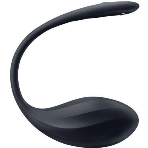 SATISFYER – RIBBED PETAL ESTIMULADOR PUNTO G CONTROL REMOTO NEGRO APP GRATUITA - intimamenities.com