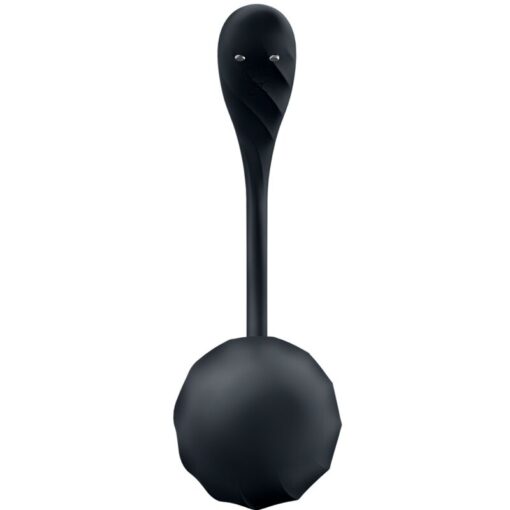 SATISFYER – RIBBED PETAL ESTIMULADOR PUNTO G CONTROL REMOTO NEGRO APP GRATUITA - intimamenities.com