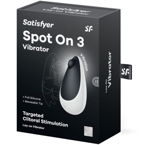 SATISFYER – SPOT ON 3 ESTIMULADOR DE CLÍTORIS NEGRO - intimamenities.com