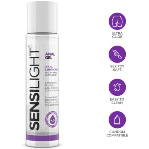 INTIMATELINE – SENSILIGHT GEL ANAL DESLIZANTE 60 ML - intimamenities.com
