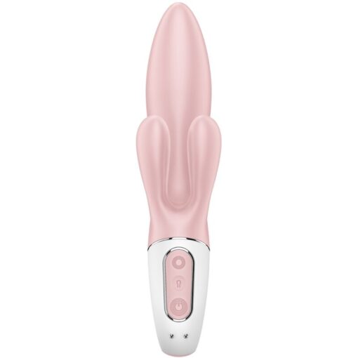 SATISFYER – AIR PUMP BUNNY 3 INFLABLE VIBRADOR RABBIT ROSA - intimamenities.com
