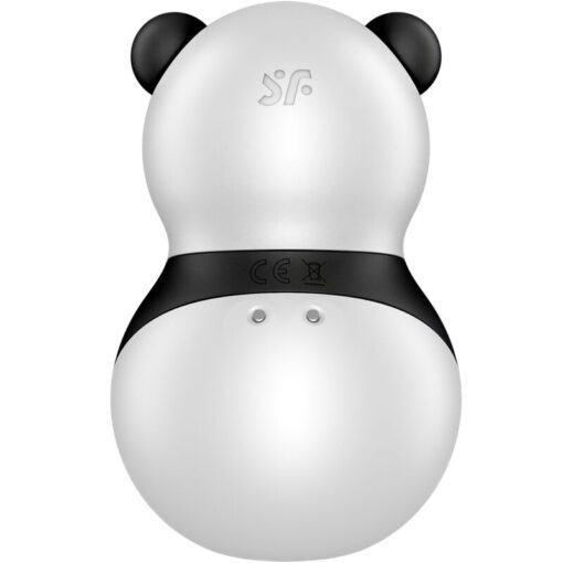 SATISFYER – POCKET PANDA ESTIMULADOR & VIBRADOR BLANCO Y NEGRO - intimamenities.com