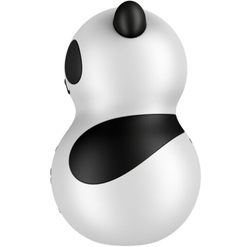 SATISFYER – POCKET PANDA ESTIMULADOR & VIBRADOR BLANCO Y NEGRO - intimamenities.com