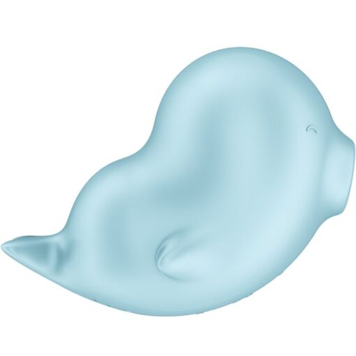SATISFYER – SASSY SEAL ESTIMULADOR & VIBRADOR AZUL - intimamenities.com