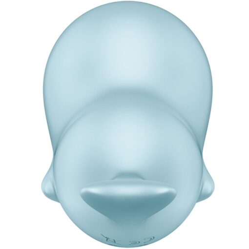 SATISFYER – SASSY SEAL ESTIMULADOR & VIBRADOR AZUL - intimamenities.com