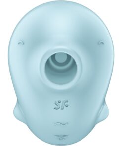 SATISFYER – SASSY SEAL ESTIMULADOR & VIBRADOR AZUL - intimamenities.com