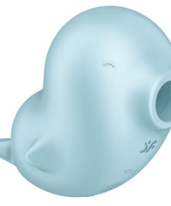 SATISFYER – SASSY SEAL ESTIMULADOR & VIBRADOR AZUL - intimamenities.com