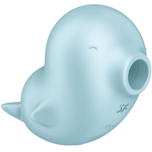 SATISFYER – SASSY SEAL ESTIMULADOR & VIBRADOR AZUL - intimamenities.com