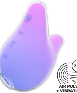 SATISFYER – MERMAID VIBES ESTIMULADOR & VIBRADOR VIOLETA Y ROSA - intimamenities.com