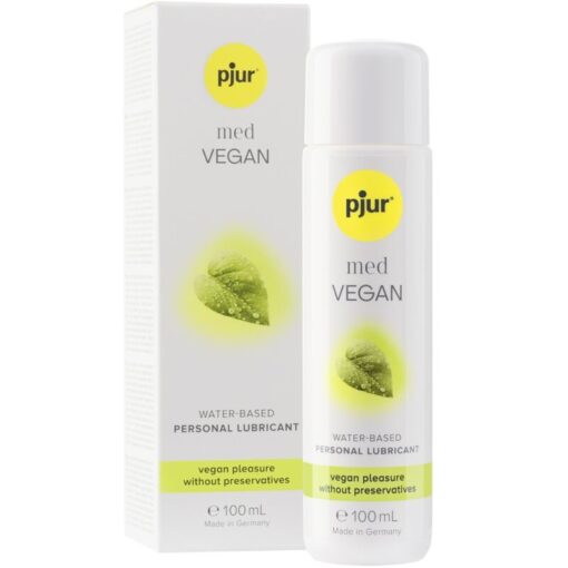 PJUR – MED VEGAN GLIDE LUBRICANTE BASE AGUA 100 ML - intimamenities.com
