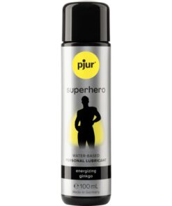 PJUR – SUPERHERO LUBRICANTE RETARDANTE 100 ML - intimamenities.com