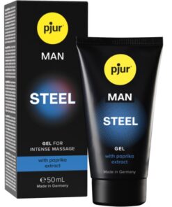 PJUR – MAN STEEL GEL ESTIMULANTE 50 ML - intimamenities.com