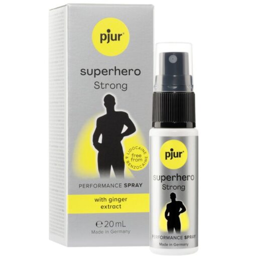 PJUR – SPRAY RETARDANTE SUPERHERO STRONG 20 ML - intimamenities.com