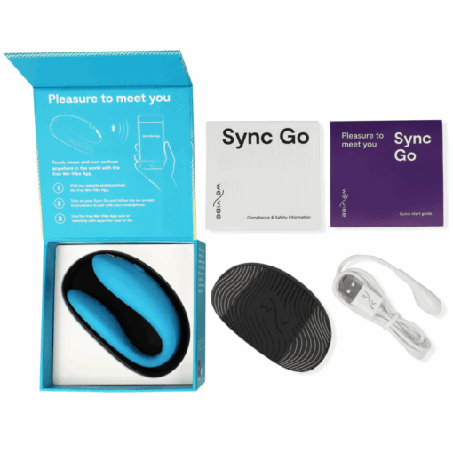 WE-VIBE – SYNC GO ESTIMULADOR DUAL TURQUESA - intimamenities.com