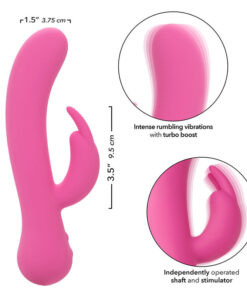 CALEXOTICS – FIRST TIME VIBRADOR RABBIT RECARGABLE ROSA - intimamenities.com