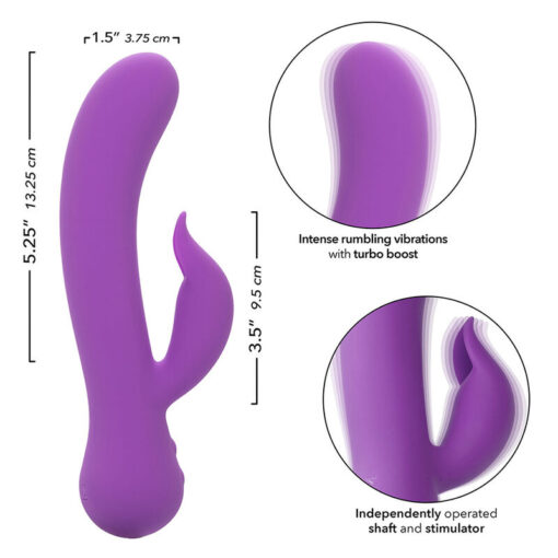 CALEXOTICS – FIRST TIME VIBRADOR COMPLACIENTE RECARGABLE MORADO - intimamenities.com