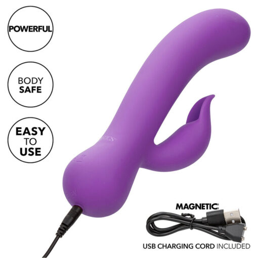 CALEXOTICS – FIRST TIME VIBRADOR COMPLACIENTE RECARGABLE MORADO - intimamenities.com