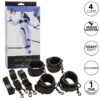 CALEXOTICS – NOCTURNAL RESTRICCIONES DE CAMA CUERO AJUSTABLE NEGRO - intimamenities.com