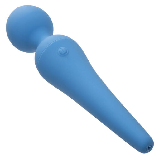 CALEXOTICS – COUTURE KIT VIBRADOR WAND 10 VIBRACIONES AZUL - intimamenities.com